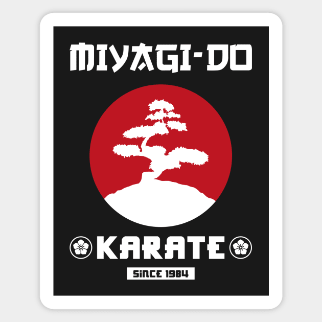 miyagi-do karate kid Sticker by digitalage